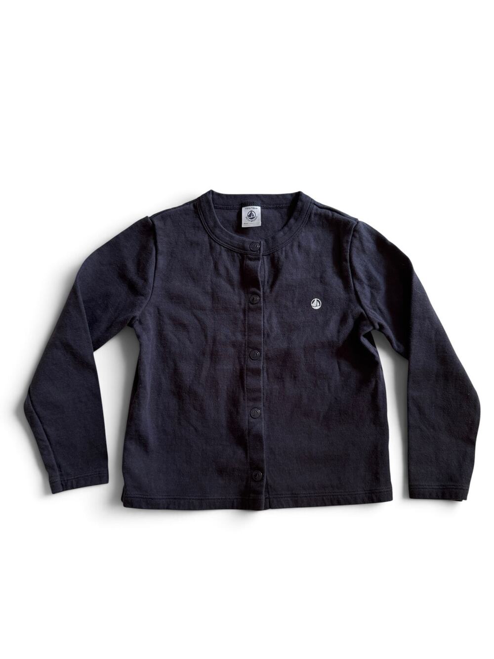 Petit Bateau navy cardigan shirt